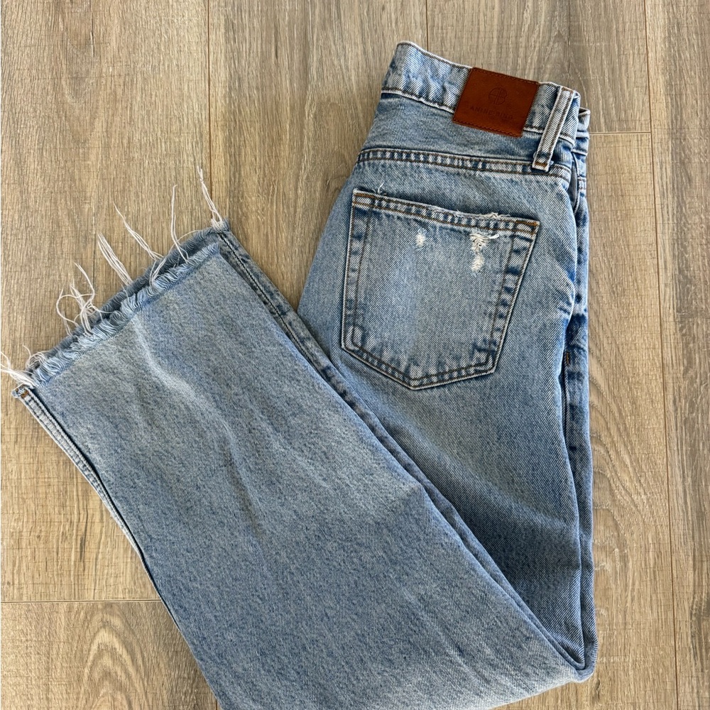Anine Bing Light Blue Boot Cut Jeans